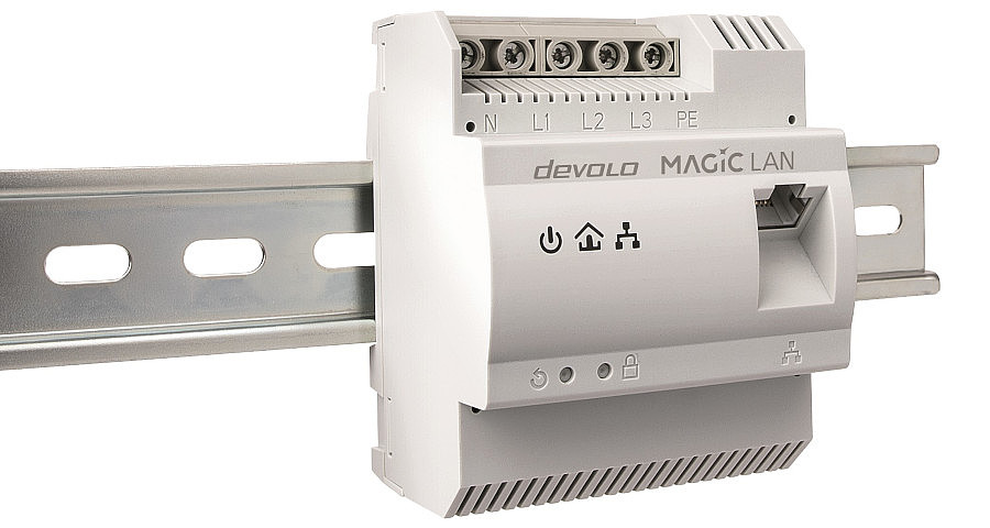 devolo Magic 2 LAN DINrail: Internet de alta velocidad directamente desde la fuente eléctrica devolo Magic 2 LAN DINrail: Internet de alta velocidad directamente desde la fuente eléctrica
